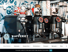 Tablet Screenshot of kafferiet.dk